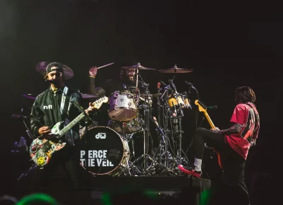 Pierce The Veil has the crowd hooked during their set.