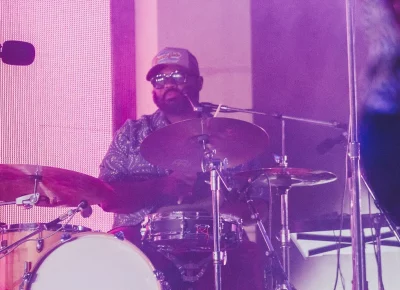 Drummer DJ Johnson.