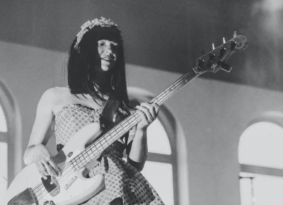 Laura Lee Ochoea slapping that bass.