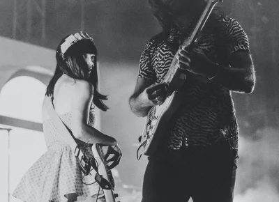 A cheeky glance from Laura Lee Ochoea.