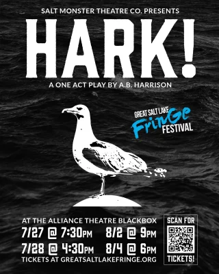 It may be an absurd situation, but it does provide an excellent source to reflect on what human connection really is. Photo courtesy of Great Salt Lake Fringe Festival.