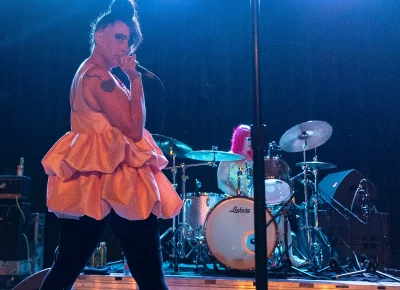 Kathleen Hanna and Tobi Vail.