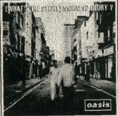 Oasis' album cover for "(What's The Story) Morning Glory?"