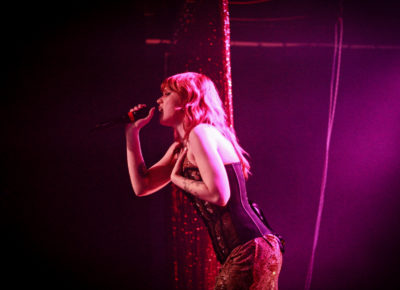 Cera Gibson singing their original song “Daddy."