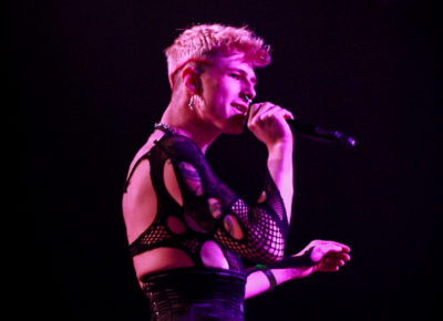 DJ Hysteria taking over as host for a moment to introduce the last act of the night.