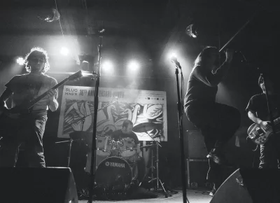 Cudney delivered one of the most rambunctious sets of the evening.