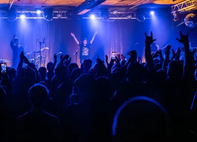 The crowd goes wild for Lauren Mayberry at Soundwell. Photo: Derek Brad.