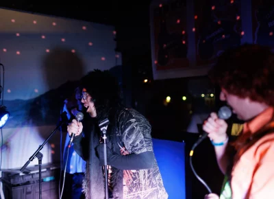 Orange Soda's lively set had the crowd moving.