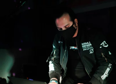 Runestomper brought mesmerizing ambient tunes to Blue Gene's.