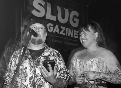 MCs Jeremy Cardenas and Kate LeDeuce kept the party going all night long.