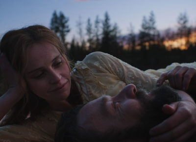 Joel Edgerton and Felicity Jones appear in Train Dreams by Clint Bentley, an official selection of the 2025 Sundance Film Festival. Courtesy of Sundance Institute | photo by Adolpho Veloso.
