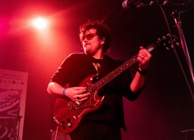 The Plastic Cherries performed as a two-piece.