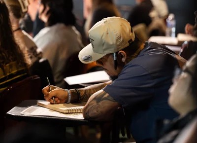 Hard at work at the workshop. Photo: Derek Brad.