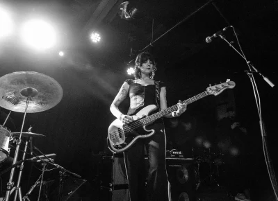 Opening band Nightosphere played tracks from their EP "3 Way Split" and new song "Poverty Policy." Photo: Diego Andino.