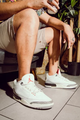 Sam Miller's Jordan 3s.