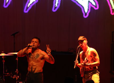 SOFT PLAY on stage in Salt Lake City at The Depot with a packed audience as they play. Photo: Logan Sorenson.