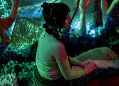 An audience member soaks in the performances. Photo: Emily Sorensen.