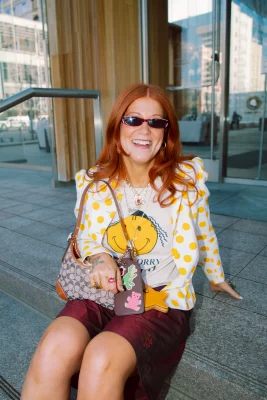 For Tatro, the key to buying clothes is seeing if they make you smile. Photo: Roberto Valdez