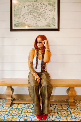 Tatro is giving her vintage finds a modern twist. Photo: Roberto Valdez