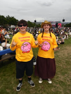 From L-R: Bram Woods, 18, Jett Woods, 15.