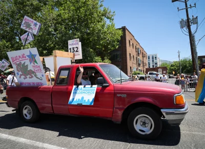 Did ya'll catch Joshua Joyce and William Hughes driving the SLUG truck? Photo: TaCara DeTevis.