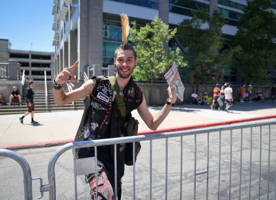 Pride and Punk go hand in hand. Nothing more radical than that. Photo: TaCara DeTevis.